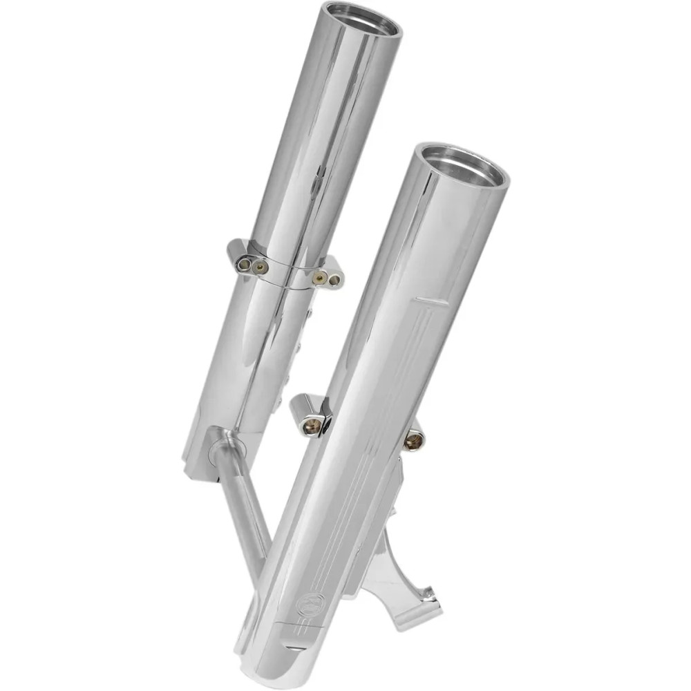 Fork Leg Kit — Chrome, single-disc, lower mount