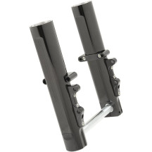 Fork Leg Kit — Black, Dual-disc, Lower mount