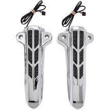 Forkini Lower Fork Leg Covers — Pair, Chrome