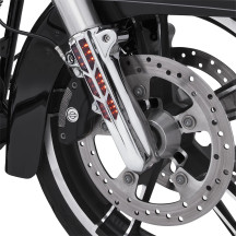 Forkini Lower Fork Leg Covers — Pair, Chrome