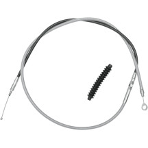 High-Efficiency Braided Stainless Steel Clutch Cable — Housing length 180 cm (70-15/16"), adjuster 64.5 cm (25-7/16"), +20.3 cm 