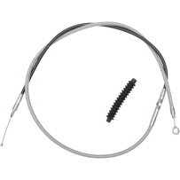 High-Efficiency Braided Stainless Steel Clutch Cable — Housing length 180 cm (70-15/16"), adjuster 64.5 cm (25-7/16"), +20.3 cm 