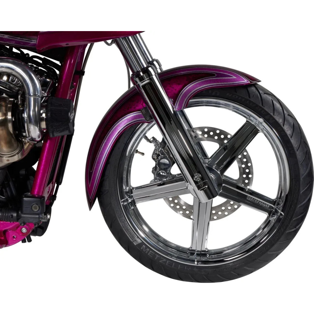 Lower Fork Legs — 49.00 mm (1.93") fork tube, Chrome