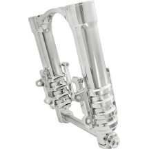 Method No Flex Inverted Fork Legs — 49.00 mm (1.93"), Chrome
