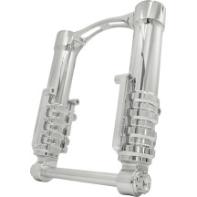 Method No Flex Inverted Fork Legs — 49.00 mm (1.93"), Chrome