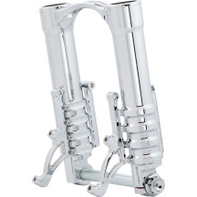 Method No Flex Inverted Fork Legs — 49.00 mm (1.93"), 18–19" front wheel fit, Chrome
