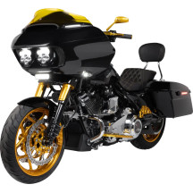 Method® Performance Bagger Fork Guards — Gold, 6061-T6 aluminum