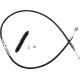Cable de embrague de vinilo negro de alta eficiencia — 114.5 cm (45"), ajustador 66 cm (26"), 70 mm de recorrido (2-3/4")
