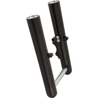 Hot Legs Fork Legs — dual-disc Touring fitment, Black anodized