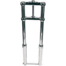 Fork Tubes — 49 mm, 648 mm, Chrome