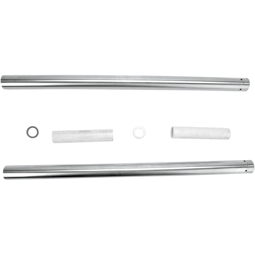Fork Tubes — 49 mm (1.93"), 648 mm (25.50"), Chrome