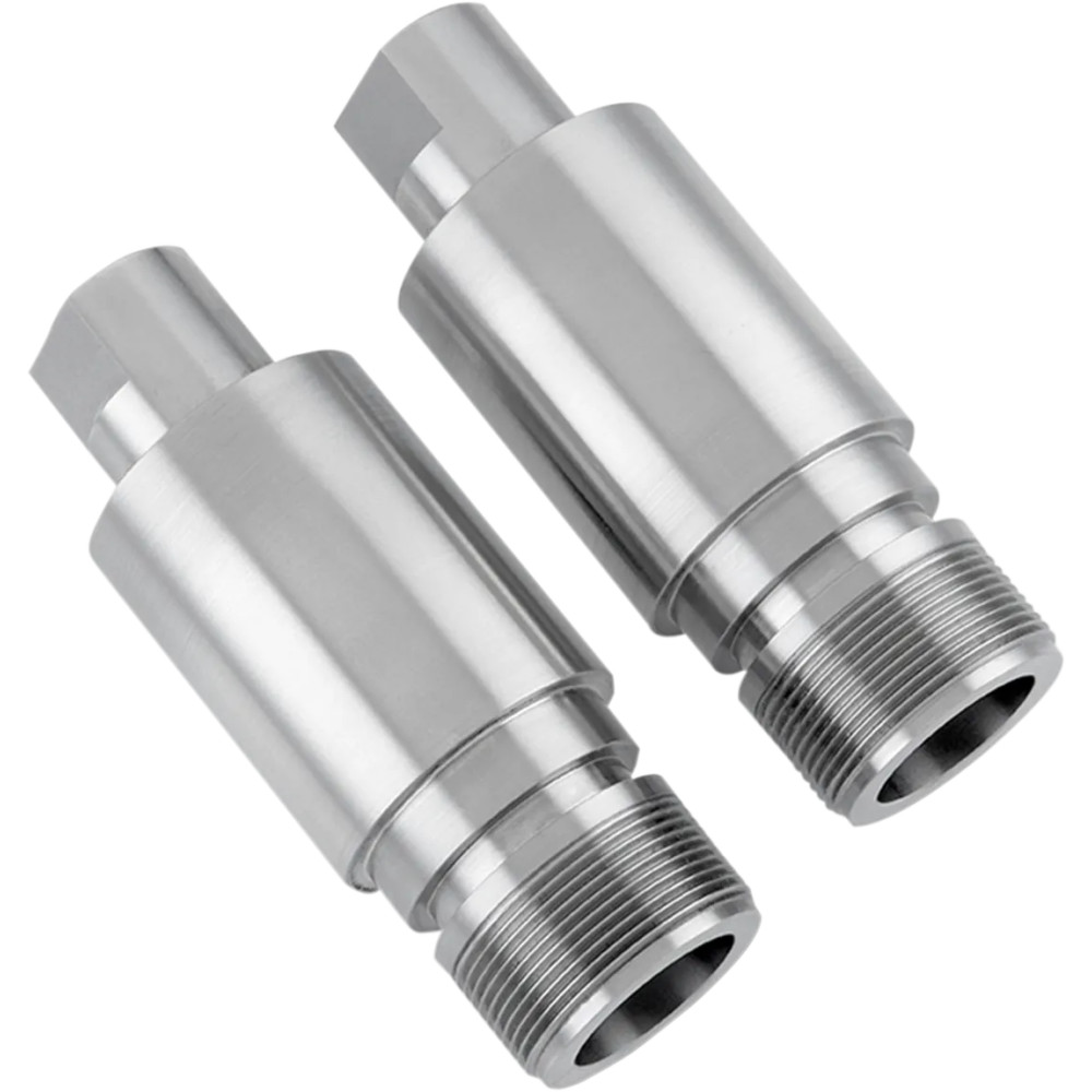 Fork Tube Extensions — 41 mm, extends 50.8 mm (2.00"), Chrome