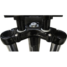Flush-Mount Fork Caps — 39 mm (1.54") fork tube, Black