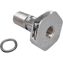 Fork Tube Plug — Fork Tube, Chrome, 2736-1