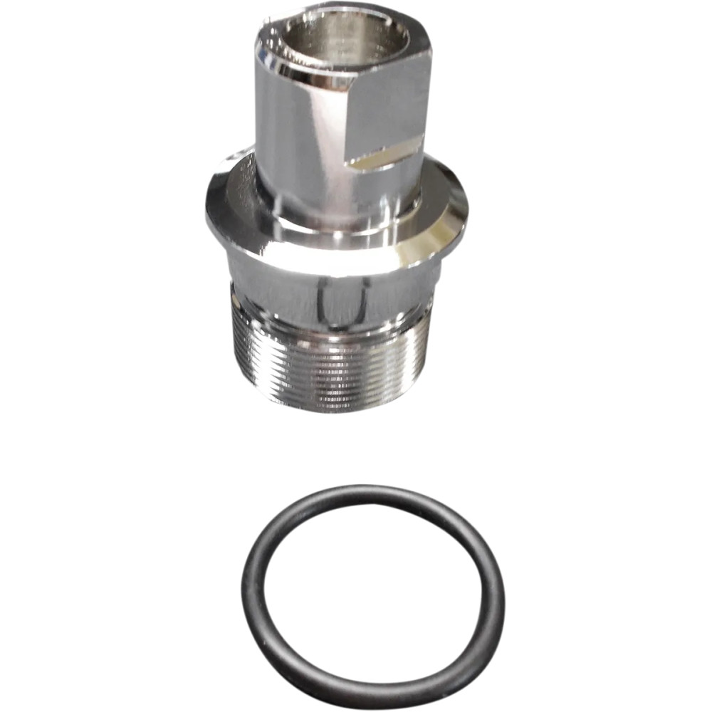 Fork Tube Plug — Chrome