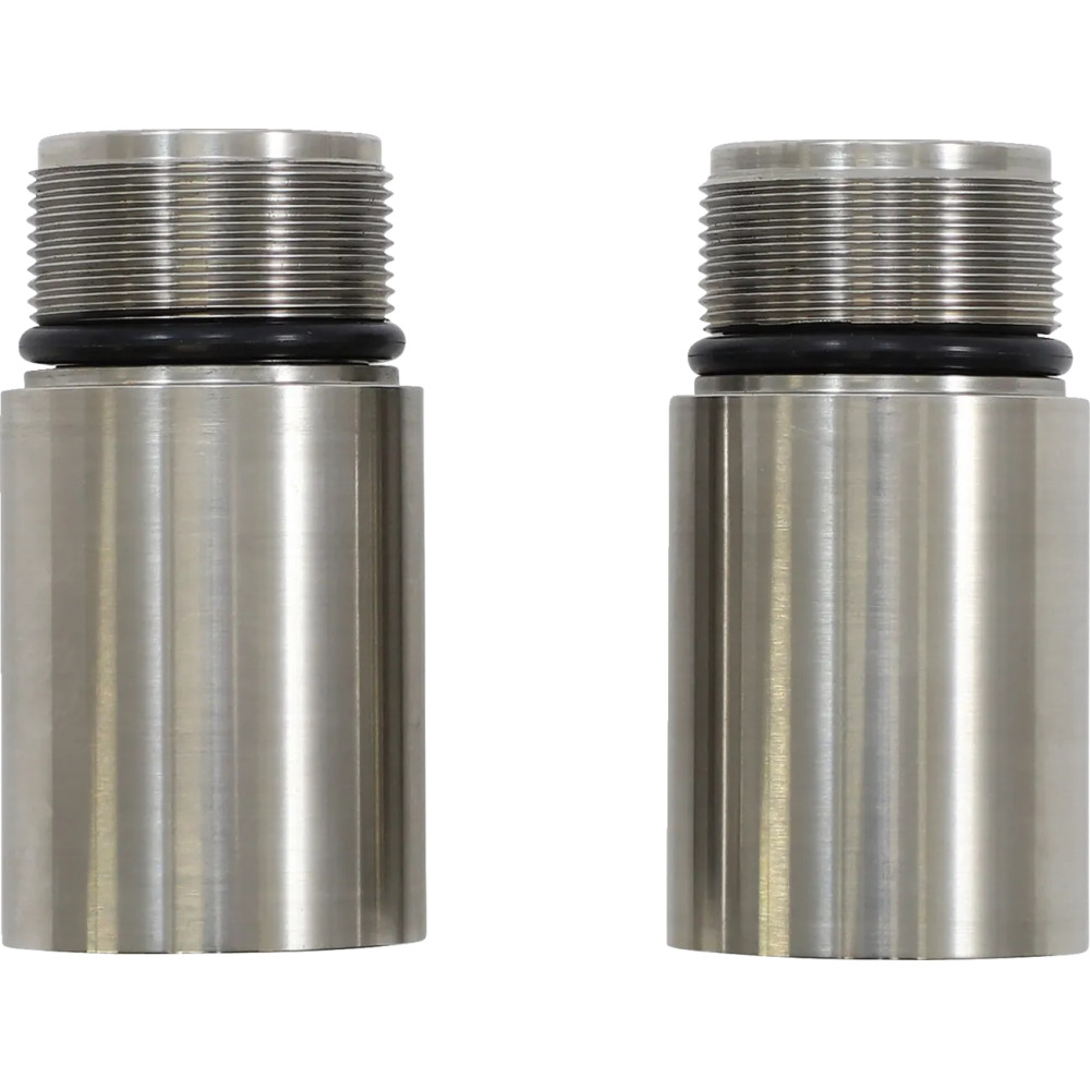 Fork Tube Extensions — 39/41/49 mm fork fitment, extends 50.80 mm, Chrome