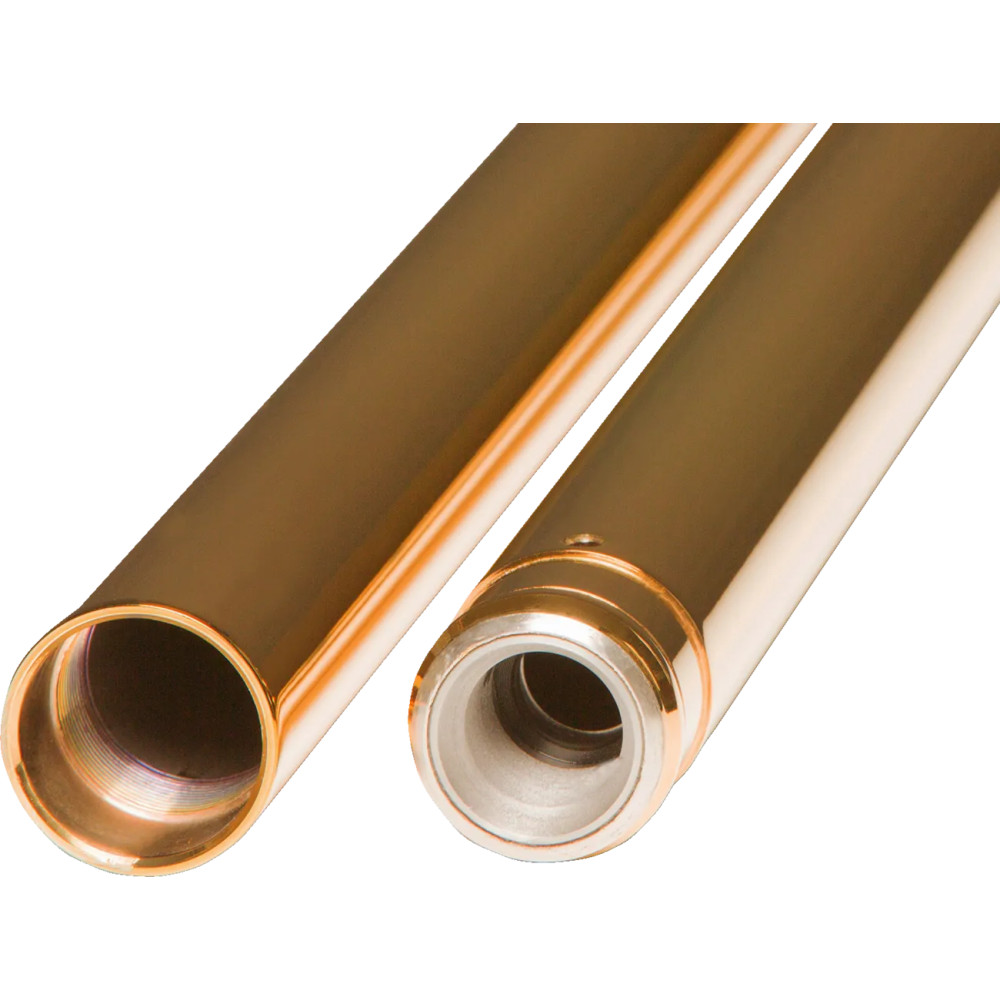 Gold Fork Tubes — 41.00 mm (1.61"), 565.15 mm (22.25")