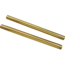 Gold Fork Tubes — 41.00 mm, 615.95 mm, pair