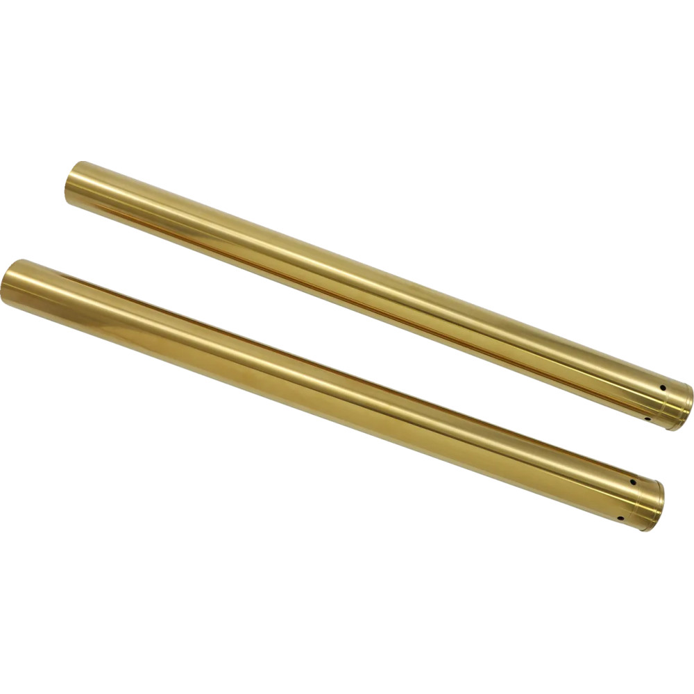 Gold Fork Tubes — 49 mm, 647.7 mm, pair