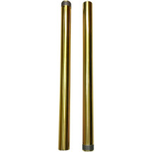 Fork Tubes — 49.00 mm diameter, 647.70 mm length, Gold