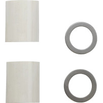 Fork Tubes — 49 mm (1.93 in), 631.825 mm (24.875 in), Chrome