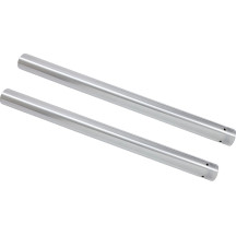Fork Tubes — 49 mm (1.93 in), 631.825 mm (24.875 in), Chrome
