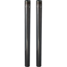 Tubos de horquilla — 49 mm (1.93"), 654.05 mm (25.75"), Negro