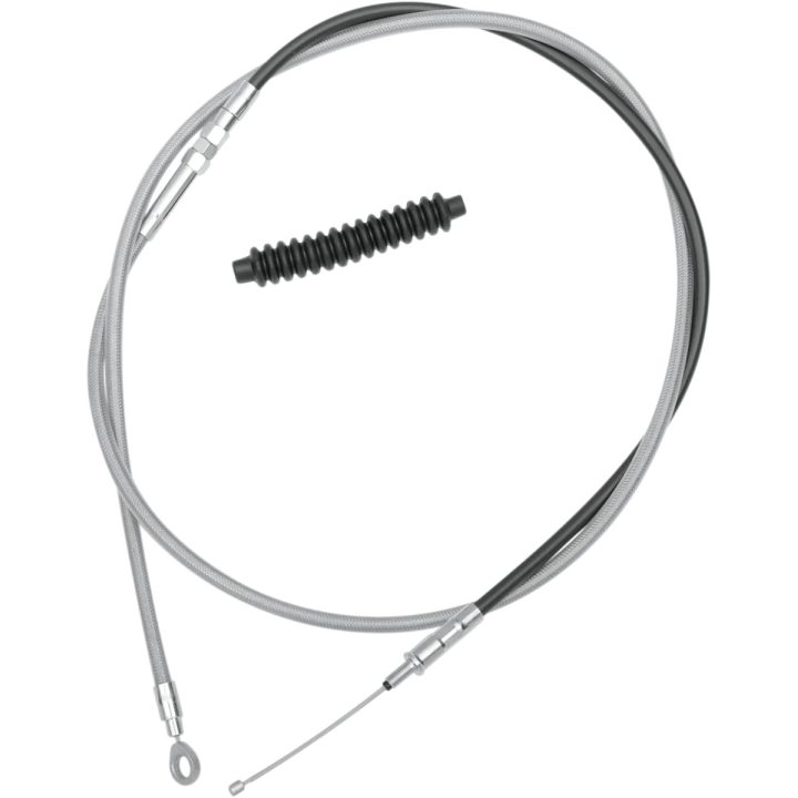Cable de embrague trenzado de acero inoxidable de alta eficiencia — 203 cm (80\") de longitud, ajustador 65 cm (25-1/2\")