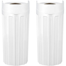 Aluminum Fork Boot Covers — +2", Chrome