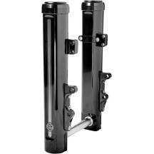 Fork Dust Caps — 49.00 mm, black anodized