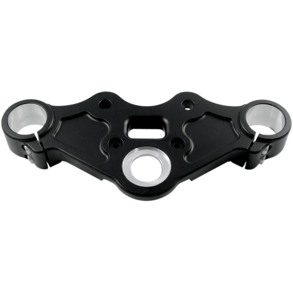 Black Line 41 mm Top Triple Tree — Billet aluminum, Black