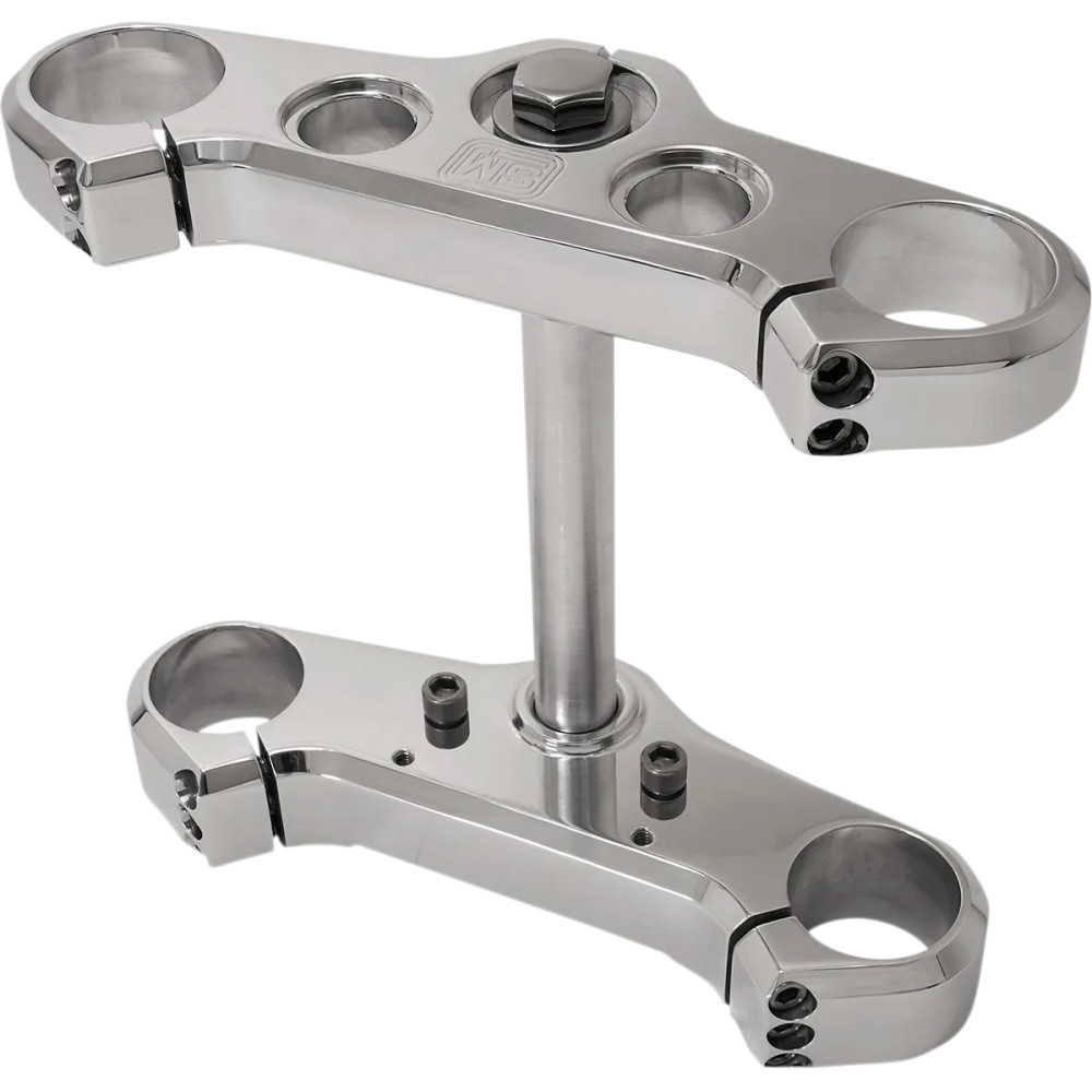 Elite 49 mm Triple Tree — 49 mm, Polished Aluminum