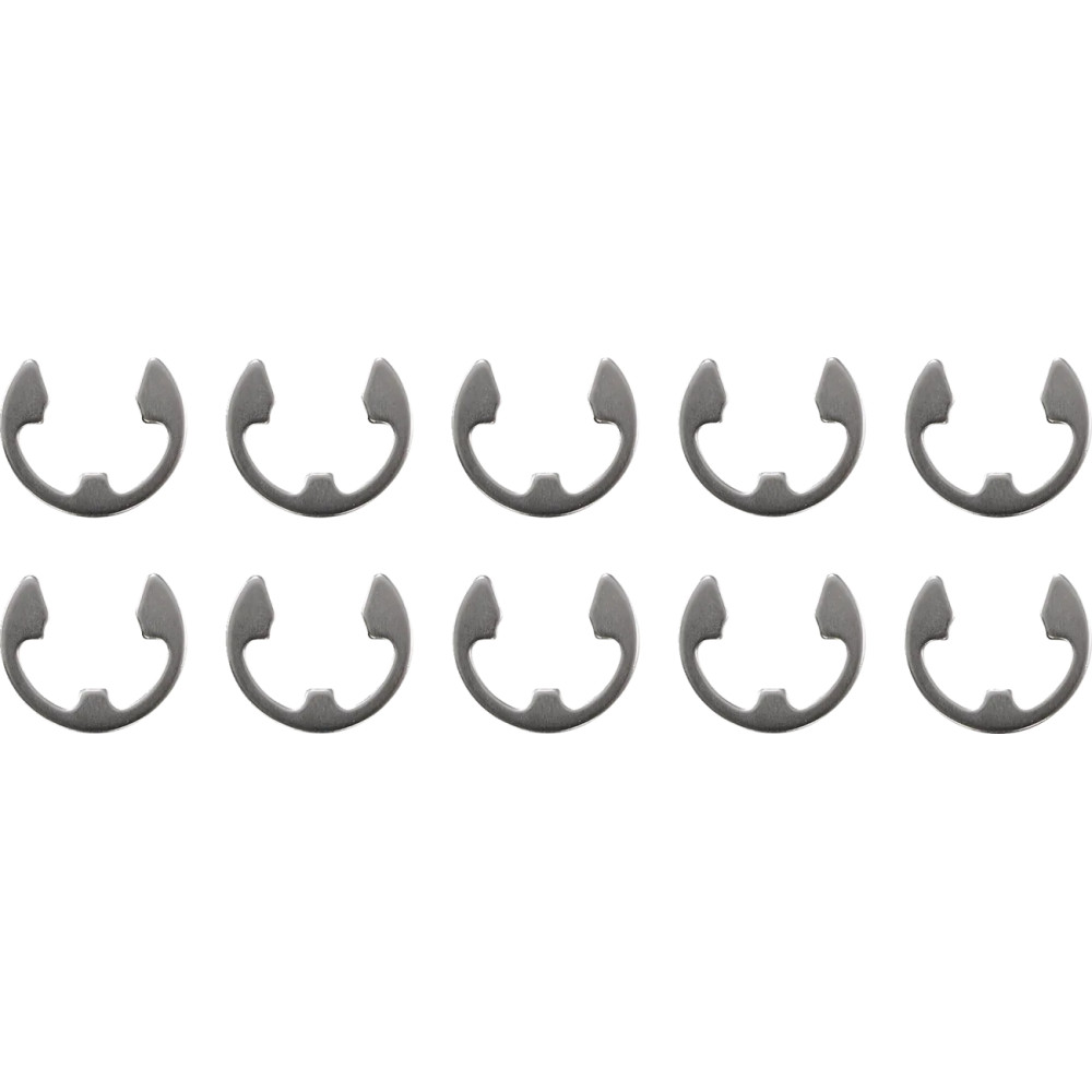 Rear Axle Retainers — 3/64" width, 10 pack, Silver