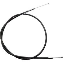 High-Efficiency Black Vinyl Clutch Cable — 142 cm (56"), 14 cm (5-1/2") travel, bottom adjuster