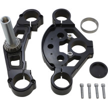 Method® Triple Tree Kits — Black anodized, fits Road Glide