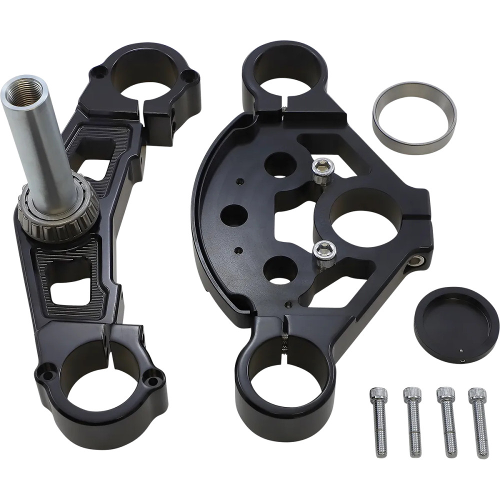 Method® Triple Tree Kits — Black anodized, fits Road Glide