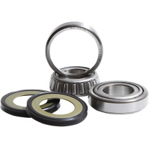 Steering Stem Bearing Kit — Black, Chrome
