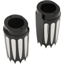 Fork Slider Covers — Yafterburner, Black