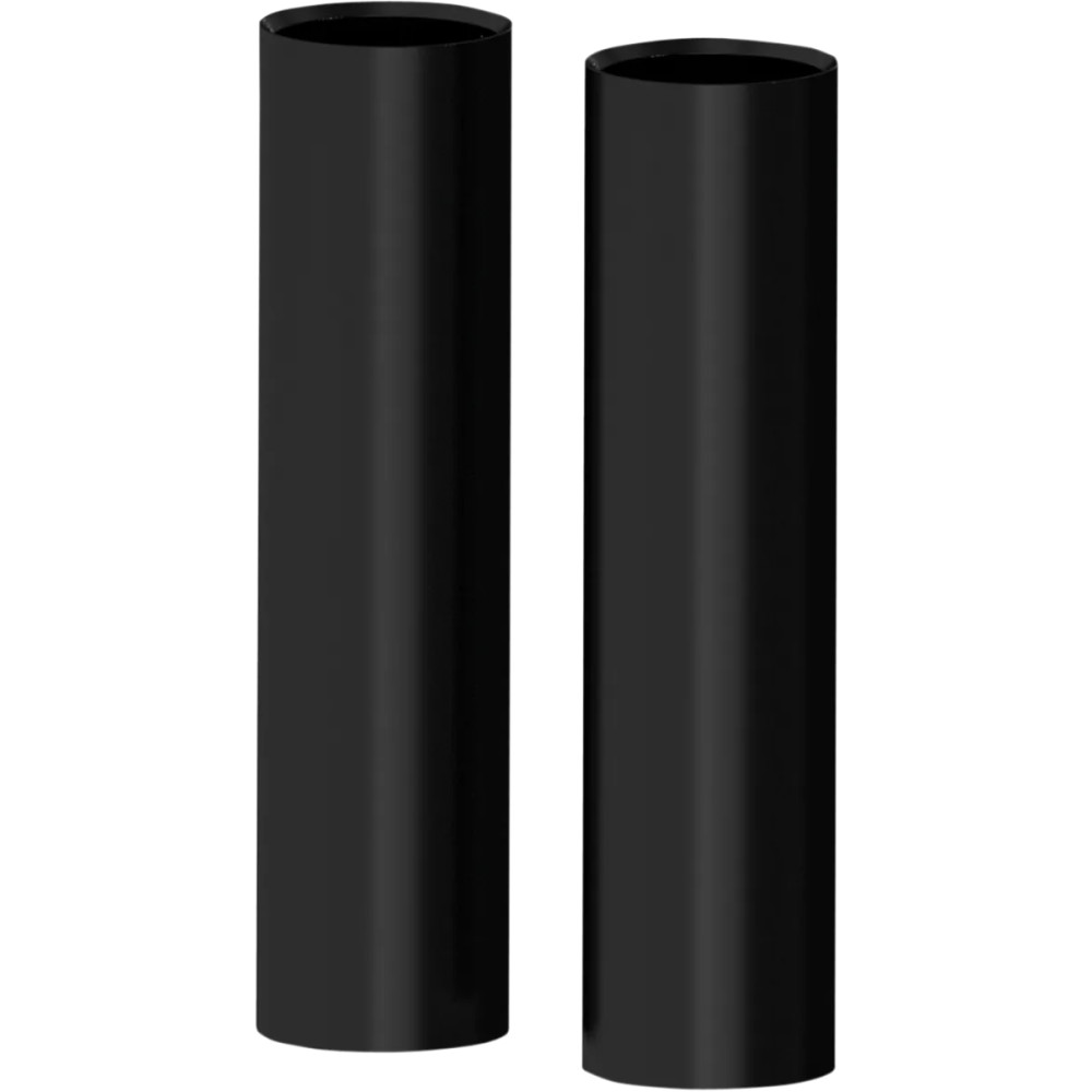 Upper Fork Covers — 49 mm (1.93") fork tube, Gloss Black