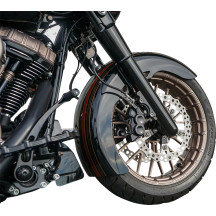 Fork Boot — Black anodized, fits 18" x 5.5" front fenders