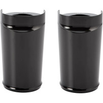 Fork Boot Covers — Standard, black anodized