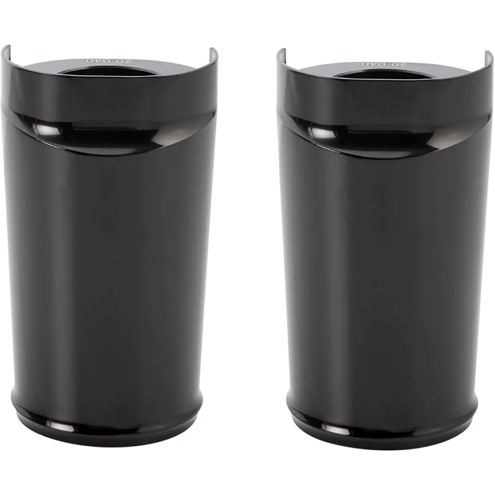 Fork Boot Covers — Standard, black anodized