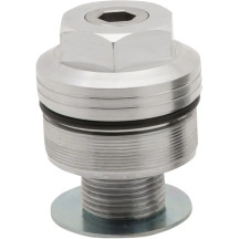 Fork Preload Adjusters — 49 mm (1.93") fork tube, machined finish, pair