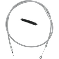 High-Efficiency Braided Stainless Steel Clutch Cable — Housing length 203 cm (80"), Travel 79 mm (3-1/8"), Adjuster 64.5 cm (2