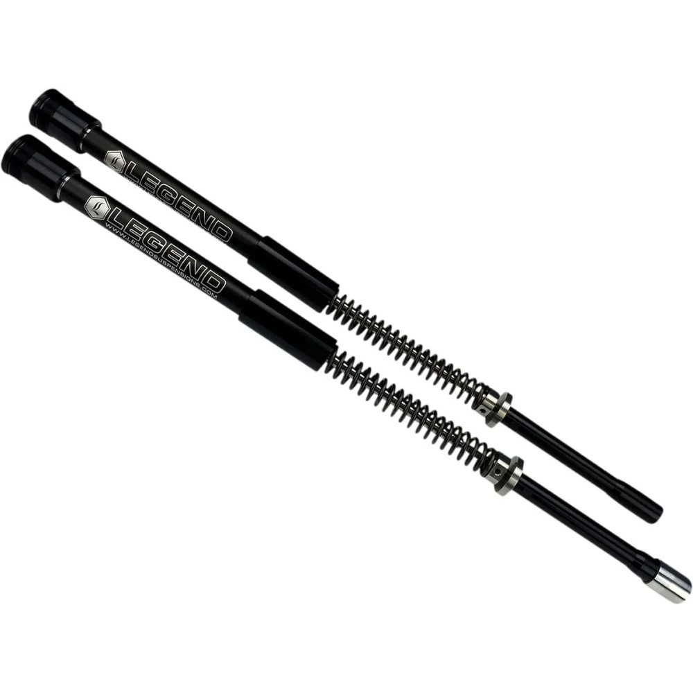 Legend AXEO Performance Front Suspension — 49 mm fork tube, for stock fork tubes, Black