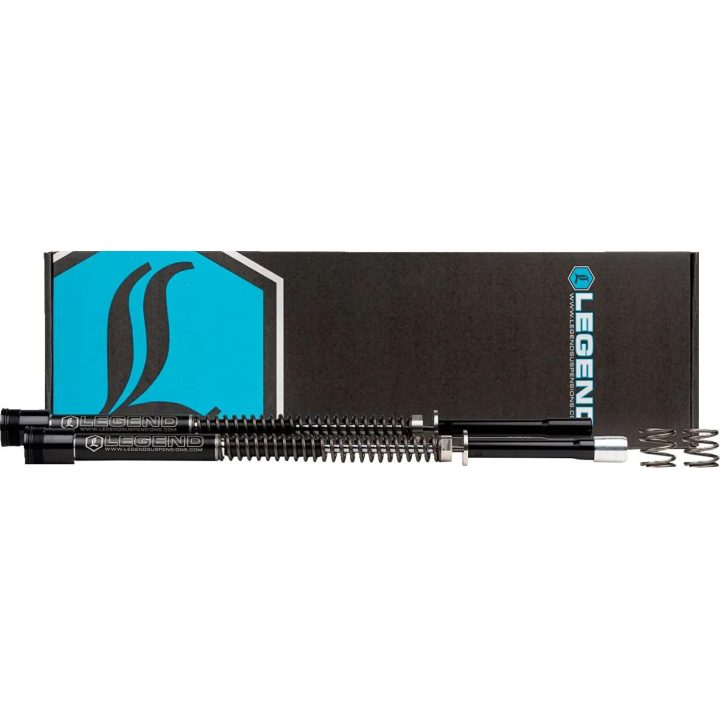 AXEO para FL Touring 1" rebajado — 49.00 mm (1.93"), negro anodizado