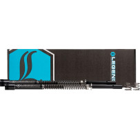 AXEO for Trike — 49 mm fork tube, Standard length, Black anodized