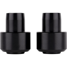 AXEO Travel Limiting Kit For 23" Wheels — 1.25" limiter, 49 mm fork tube (1.93"), black anodized, pair