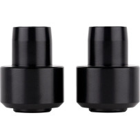 AXEO Travel Limiting Kit For 23" Wheels — 1.25" limiter, 49 mm fork tube (1.93"), black anodized, pair