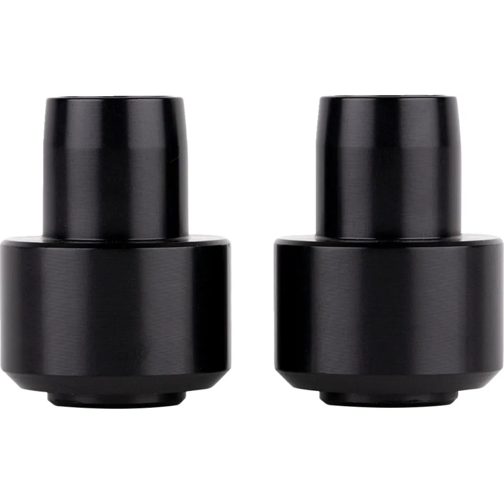 AXEO Travel Limiting Kit For 23" Wheels — 1.25" limiter, 49 mm fork tube (1.93"), black anodized, pair